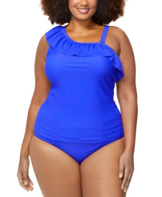 Trendy Plus Size Ysabel Tankini Top Bottoms