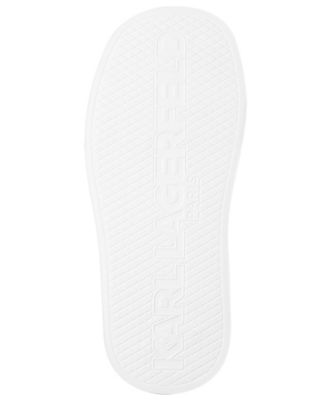 Women's Opal Stone Platform Slide Flat Sandals