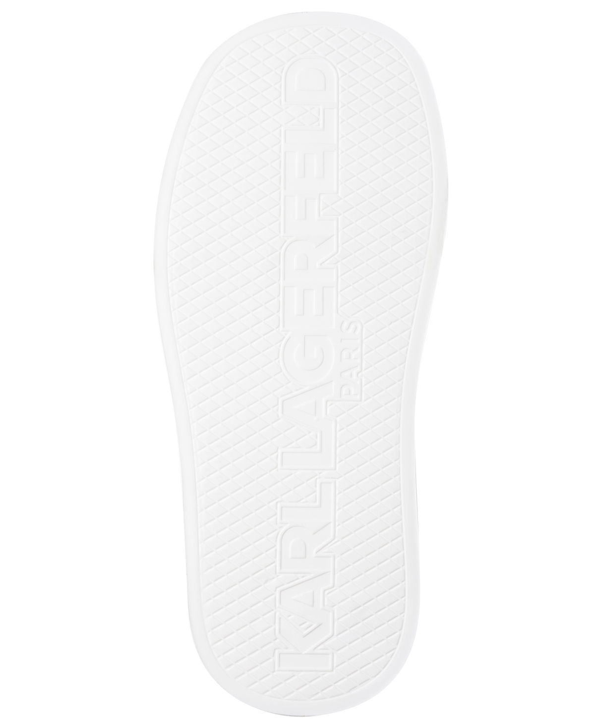 KARL LAGERFELD WOMEN'S OPAL STONE PLATFORM SLIDE FLAT SANDALS