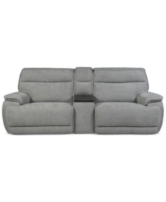 Macy's Ozryn Zero Gravity Fabric Sectional Collection Created For Macys In Silver