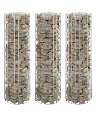 Gabion Raised Bed Silver Galvanized steel Medium Durable