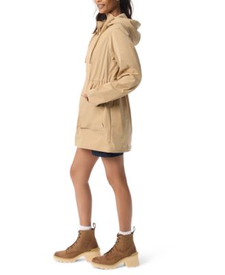 Women's Rain Parka Long Sleeves Jacket