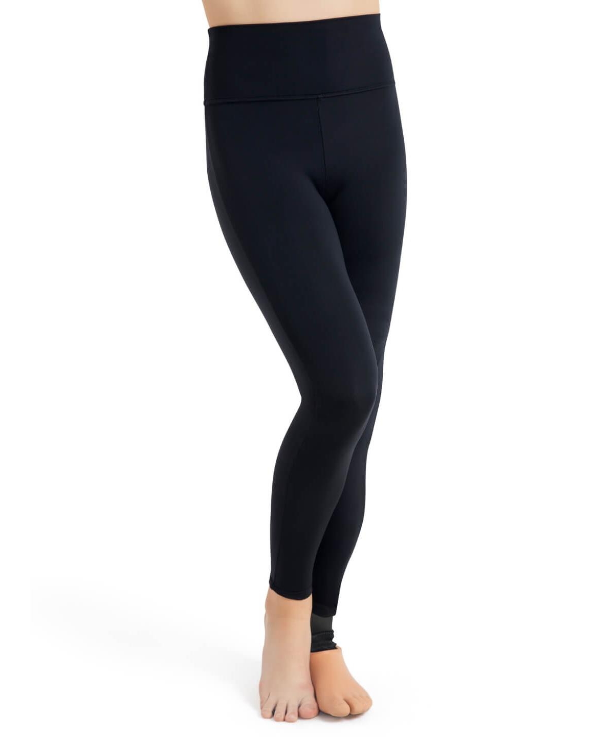 Plus Size Active Leggings - Black