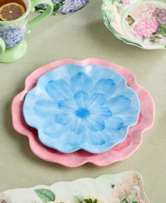 Wildflower 3-D Floral Salad Plates, Set of 4