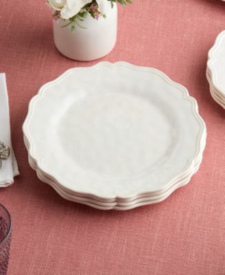 Isabella Crackle Melamine Dinner Plates, Set of 4