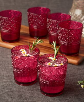 Victoria Acrylic Double Old Fashioned Glasses, Set of 6