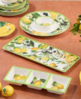 Limone Melamine 3-Piece Hostess Set