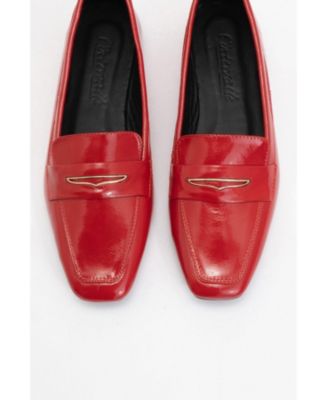 Iridessa Leather Flat Loafers (Women)