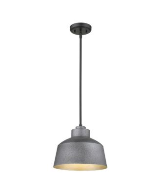 Barnes 1-Light Gray Convertible Pendant