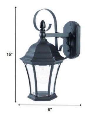 Wall Mounted Swing Arm Hanging Lantern Sconce for Home and Porch Decor
