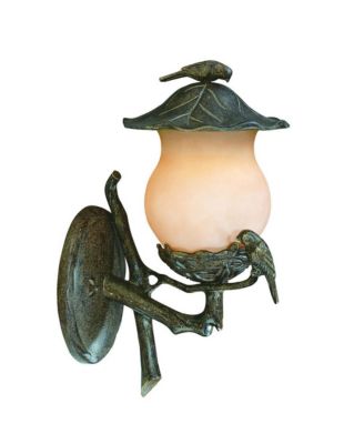 Bird Detail Lantern Wall Light – Timeless Design for Porch & Walkways