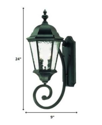 Two-Light Carousel Lantern Wall Light – Stylish Lighting for Exterior Spaces