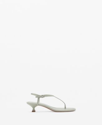 Women's Kitten Heel Strap Sandals