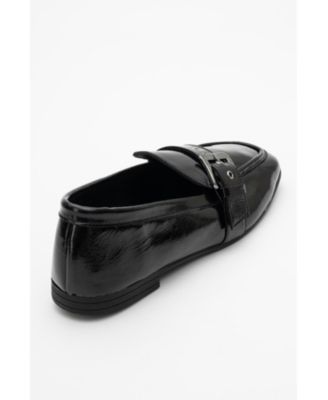 Jade Leather Flat Loafers (Women)