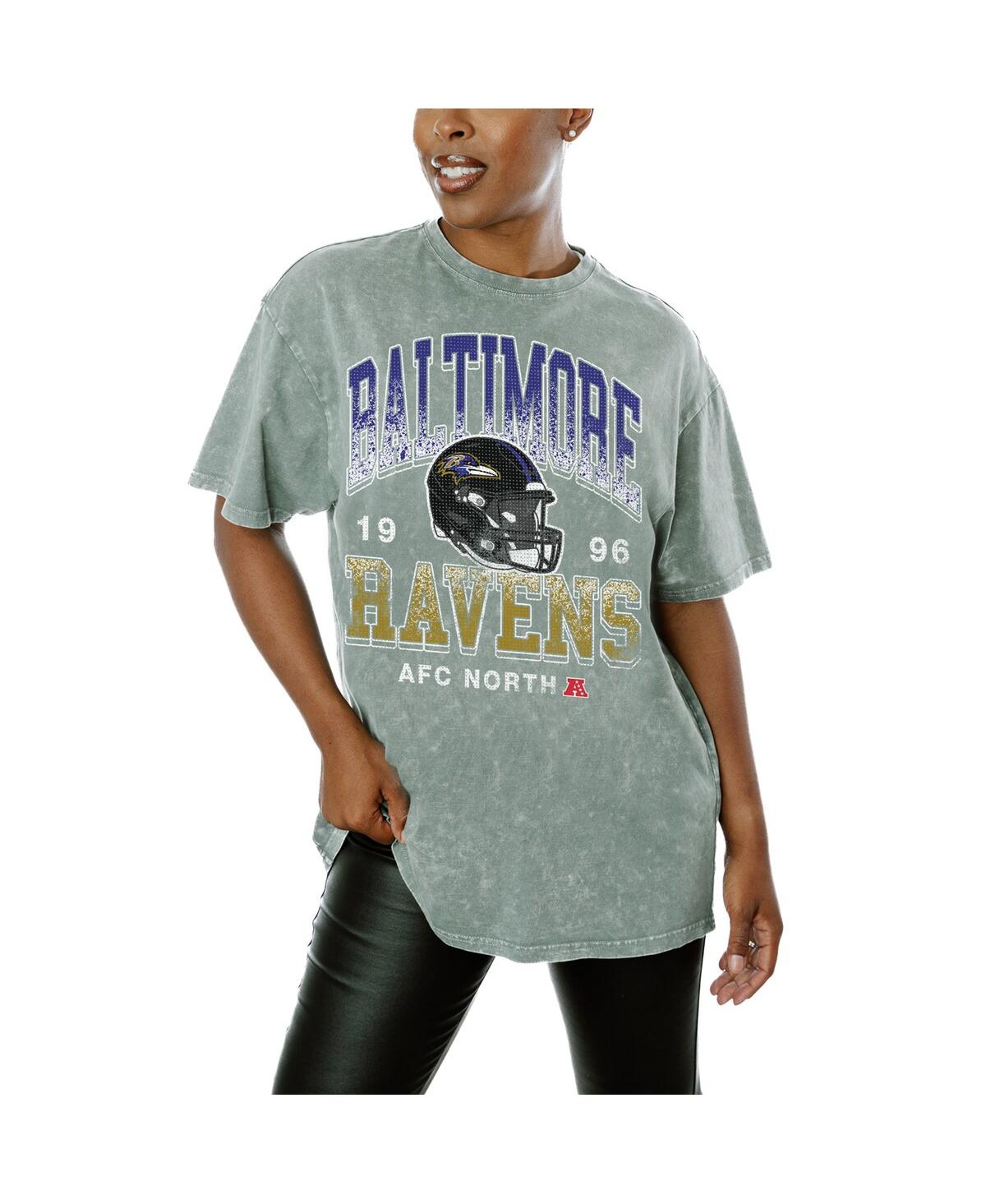 Shop Gameday Couture Women's Gray Baltimore Ravens Nothing But The Best T-shirt