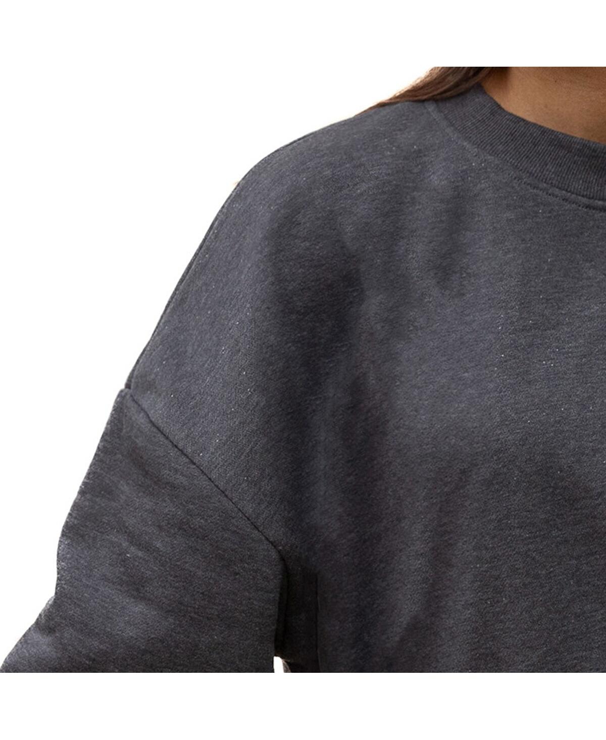 Shop Gameday Couture Women's Charcoal Inter Miami Cf Seal The Deal Pullover Sweatshirt
