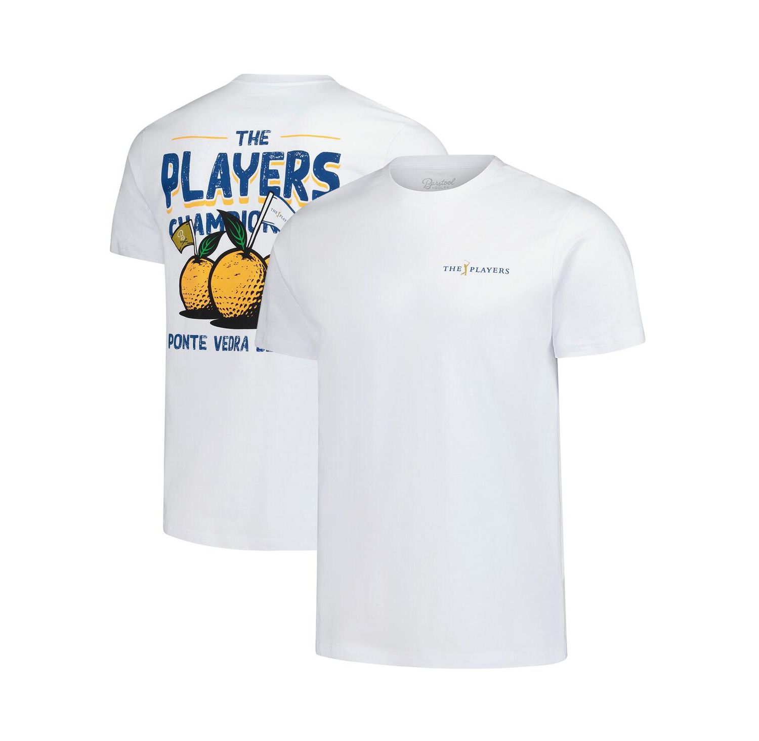 Men's White THE PLAYERS Florida Orange Garment Dyed T-Shirt