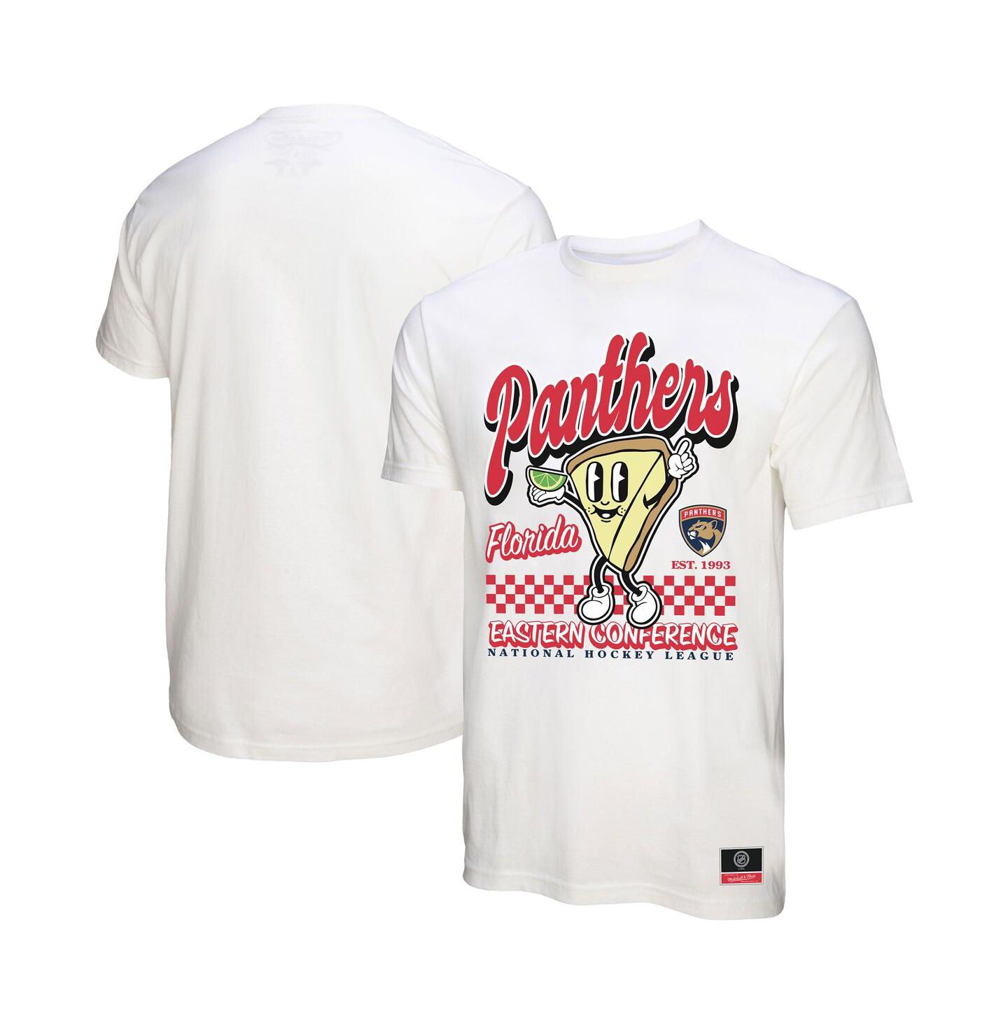 Мужская футболка Mitchell & Ness White Florida Panthers Local Food — фото 1