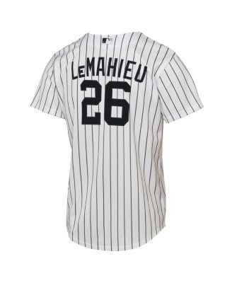 Big Boys and Girls DJ LeMahieu White New York Yankees Home Replica Player Jersey