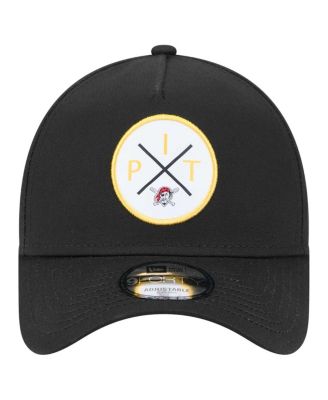 Men's Black Pittsburgh Pirates 9FORTY A-Frame Adjustable Hat