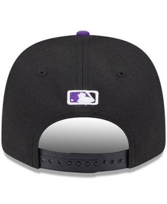 Men's Black Colorado Rockies Player Replica 9SEVENTY Adjustable Hat