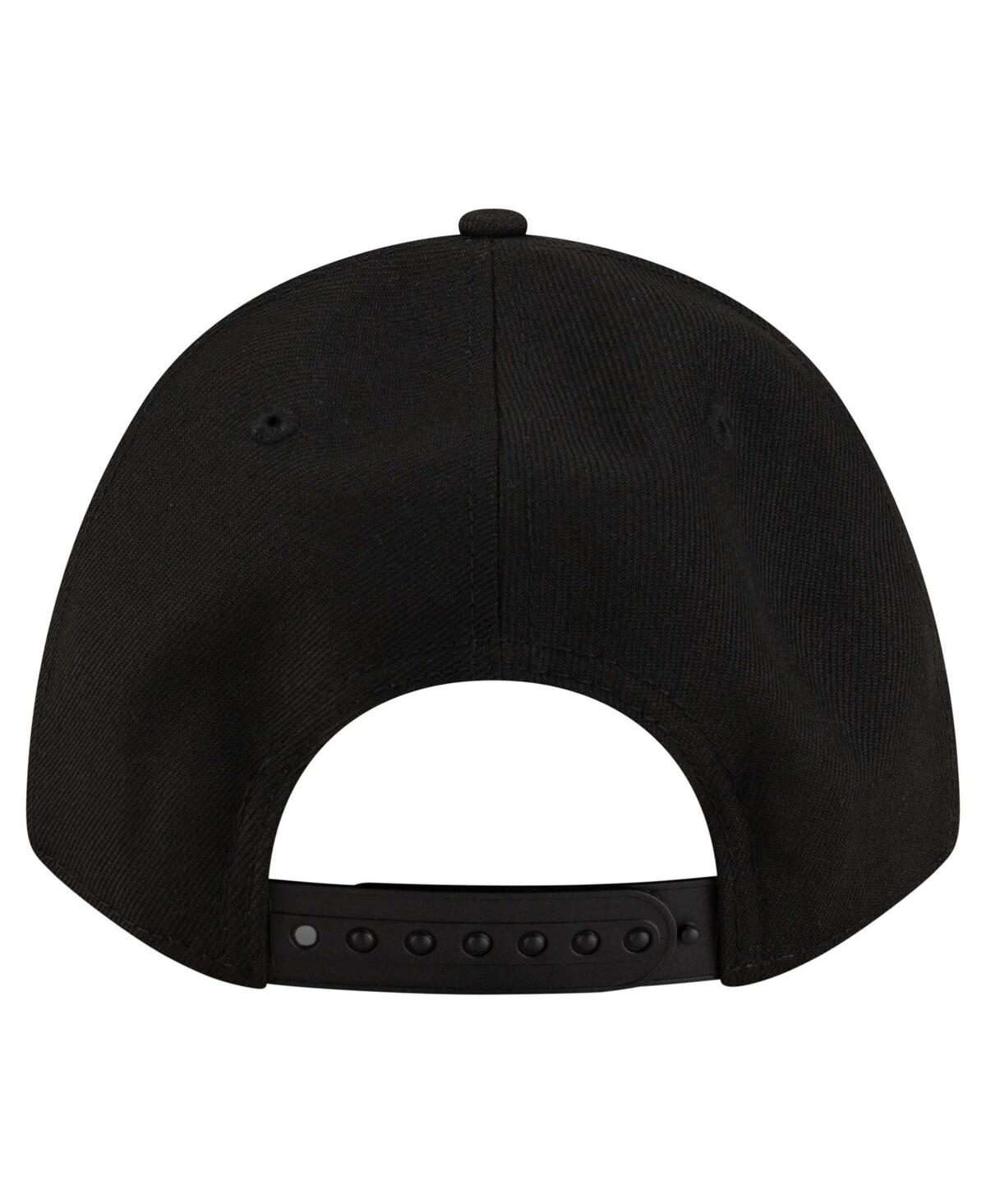 NEW ERA MEN'S BLACK CHICAGO WHITE SOX PLAYER REPLICA 9FORTY ADJUSTABLE HAT 