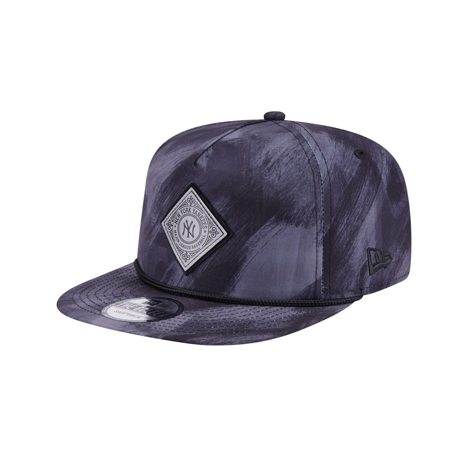 Men's Navy New York Yankees Printed Golfer Snapback Hat
