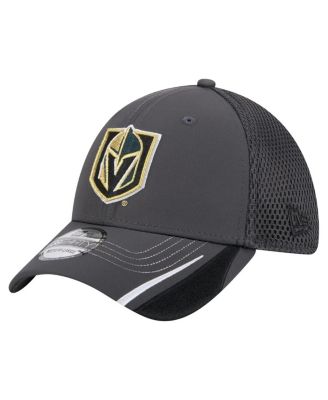 New Era - Men's Gray Vegas Golden Knights Linear Featherweight 39THIRTY Flex Hat