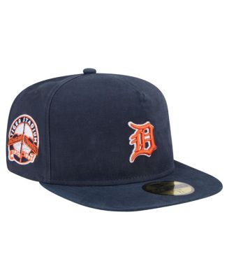 New Era - Men's&nbsp;Black Detroit Tigers Championship Side Flag A-Frame 59FIFTY Fitted Hat