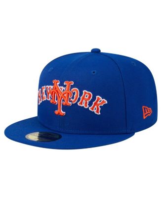 New Era - Men's Royal New York Mets Overlap 59FIFTY Fitted Hat