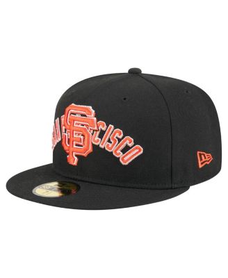 New Era - Men's Black San Francisco Giants Overlap 59FIFTY Fitted Hat