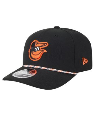 New Era - Men's Black Baltimore Orioles Multi-Rope 9SEVENTY Stretch-Snap Hat