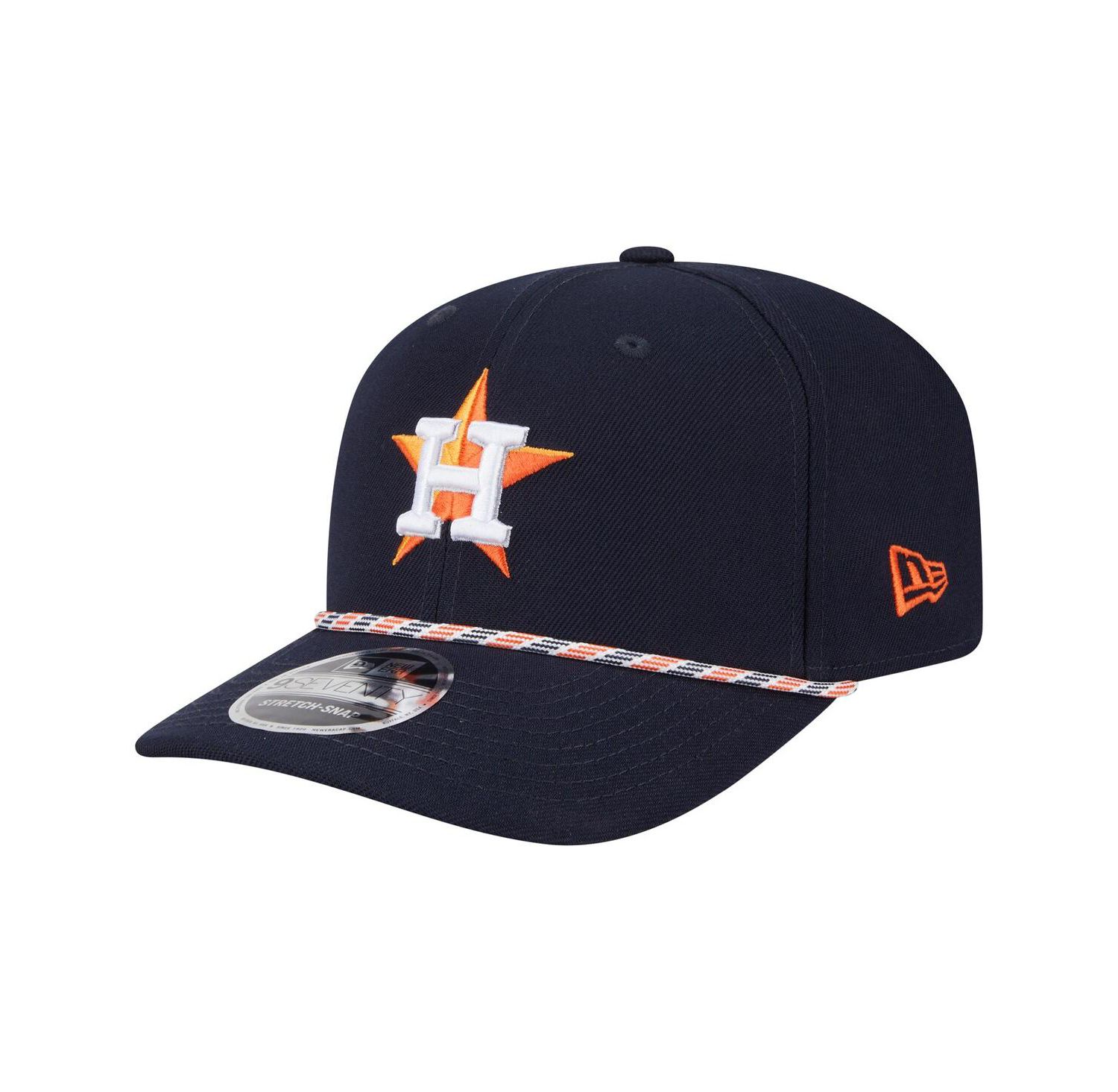 Men's Navy Houston Astros Multi-Rope 9SEVENTY Stretch-Snap Hat