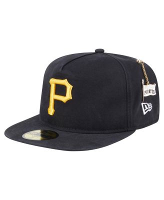 Men's&nbsp;Black Pittsburgh Pirates Championship Side Flag A-Frame 59FIFTY Fitted Hat