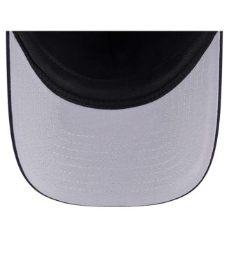 Men's Black Los Angeles Angels Retro Bold A-Frame Trucker 9FORTY Adjustable Hat