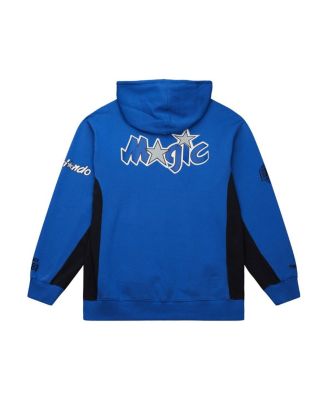 Men's Blue Orlando Magic Hardwood Classics Team Origins Fleece Pullover Hoodie