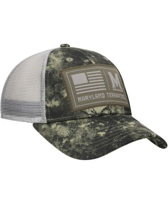 Men's Camo Maryland Terrapins Freedom Collection Blitzing Performance Trucker Hat
