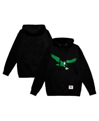 Mitchell & Ness - Men's Black Philadelphia Eagles Vintage Pullover Hoodie