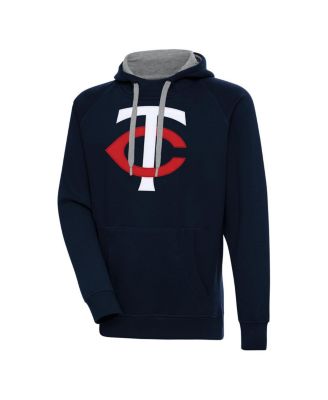 Antigua - Men's Navy Minnesota Twins Victory Pullover Hoodie