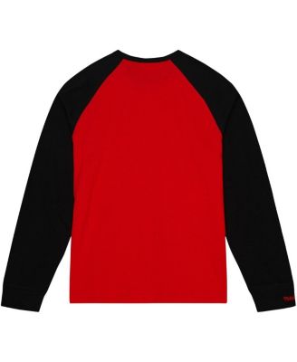 Men's Red Texas Tech Red Raiders Legendary Slub Raglan Long Sleeve T-Shirt