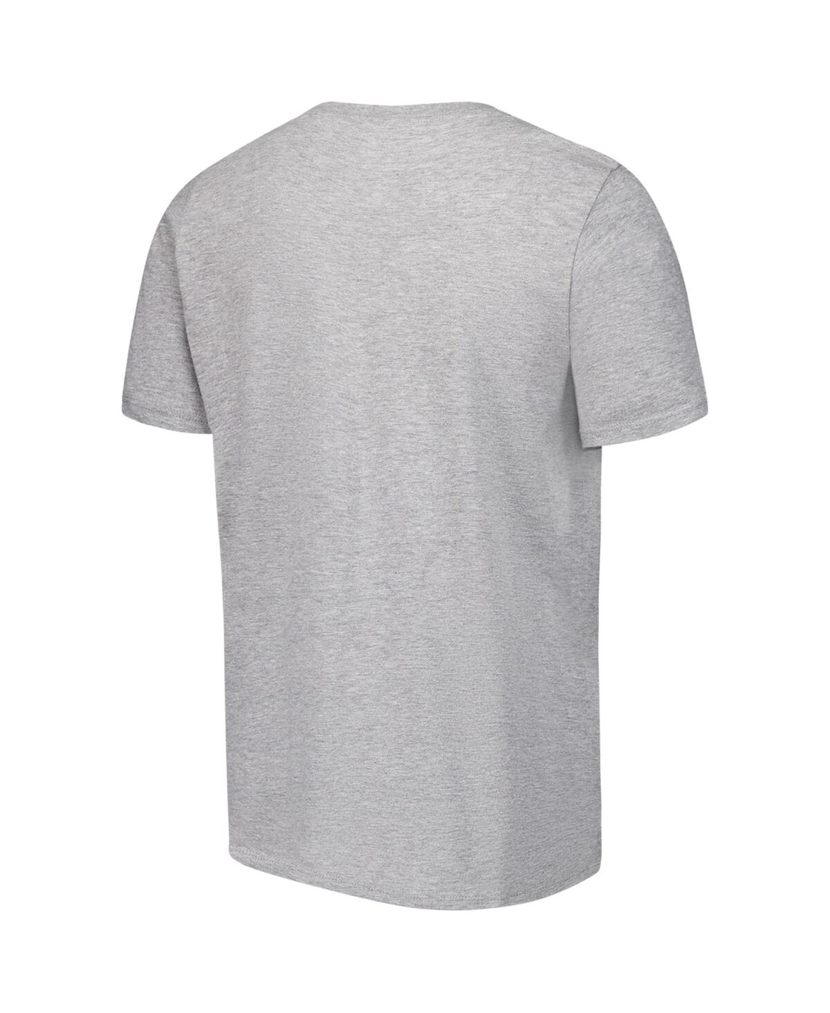 Nike Big Boys And Girls Heather Gray North Carolina Tar Heels Helmet T-shirt In Heather Gray