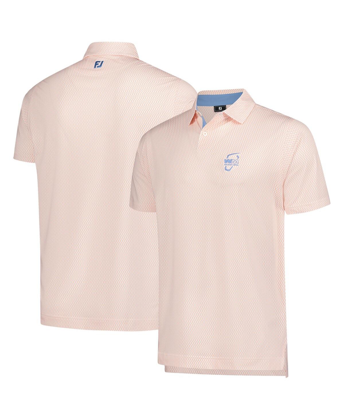 Men's White 2025 Wm Phoenix Open Irongate Print Lisle Polo Shirt - White