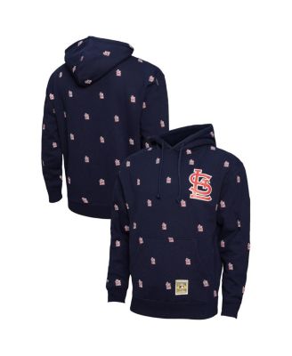 Mitchell & Ness - Men's Navy St. Louis Cardinals Repeat Pullover Hoodie