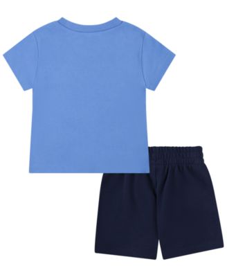 Baby Boys Jumbo Jump Man T Shirt and Shorts, 2 Piece Set