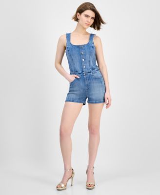 GUESS - Women's Sunni Denim Romper