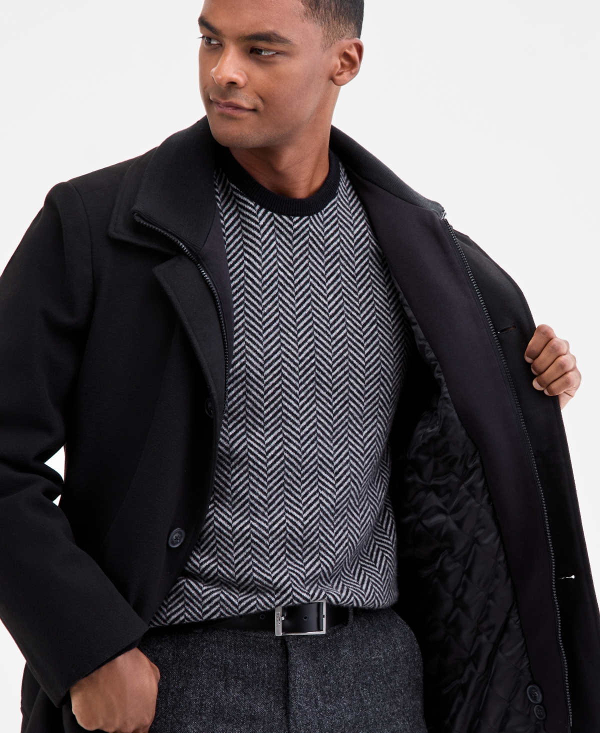 Calvin Klein Men's Classic-Fit Coleman Overcoat