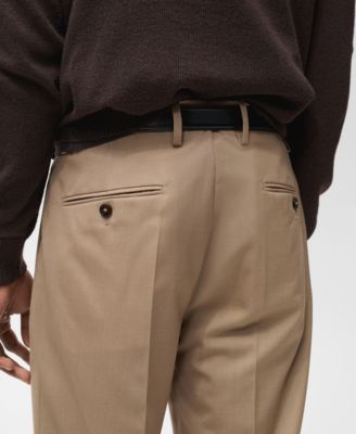 Men's Slim-Fit Suit Pants