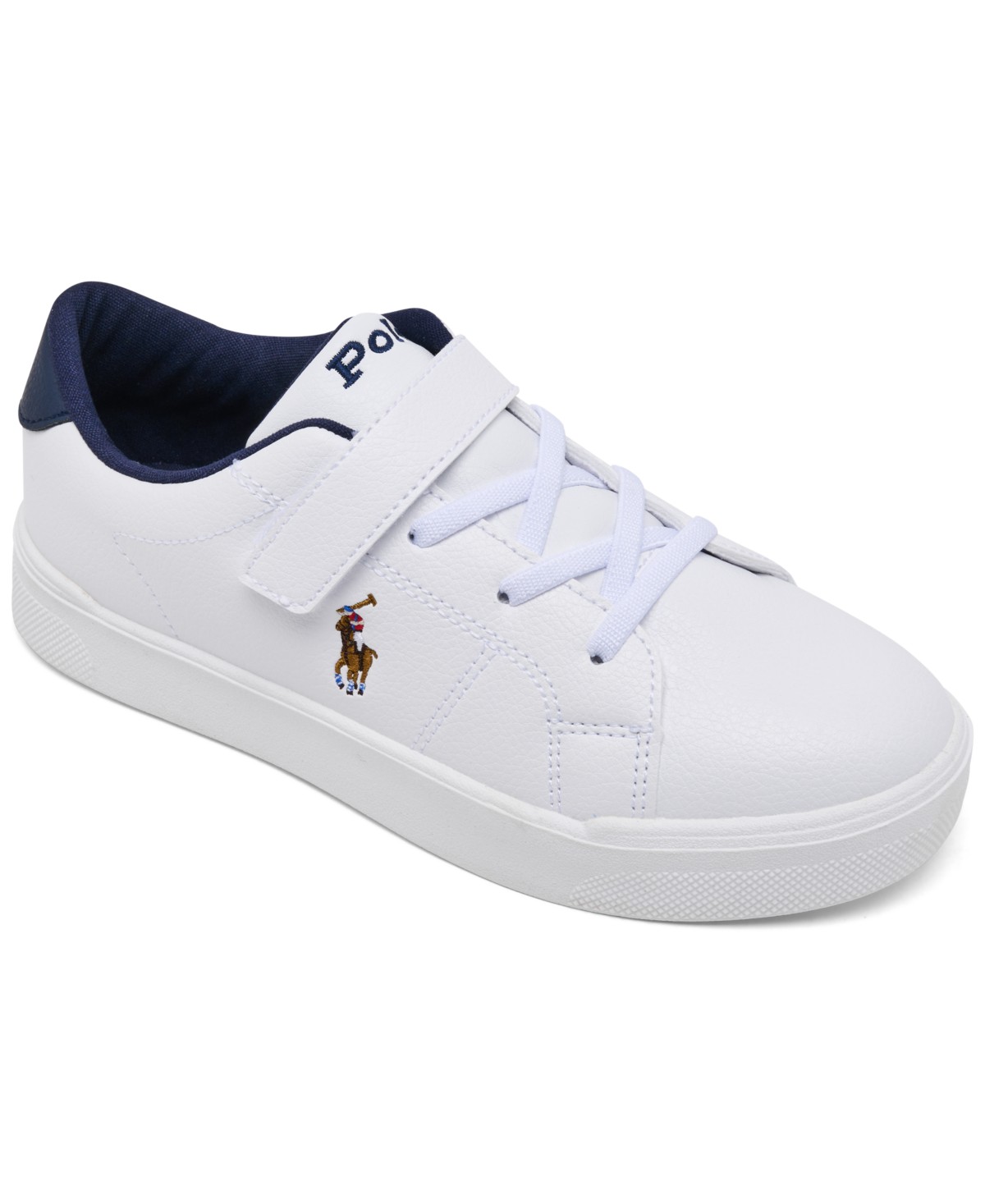 Детские кроссовки Polo Ralph Lauren Little Kids Sutton Stay-Put Fastening Strap Casual Sneakers from Finish Line — фото 2