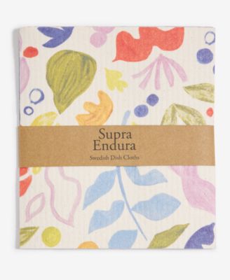 Supra Endura - Poppy Garden Swedish Dish Cloth, Pack of 3