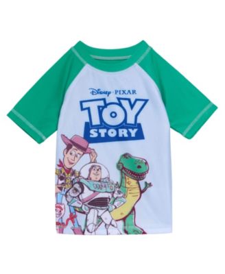 Boys Disney Pixar Pullover Rash Guard and Swim Trunks Outfit Set